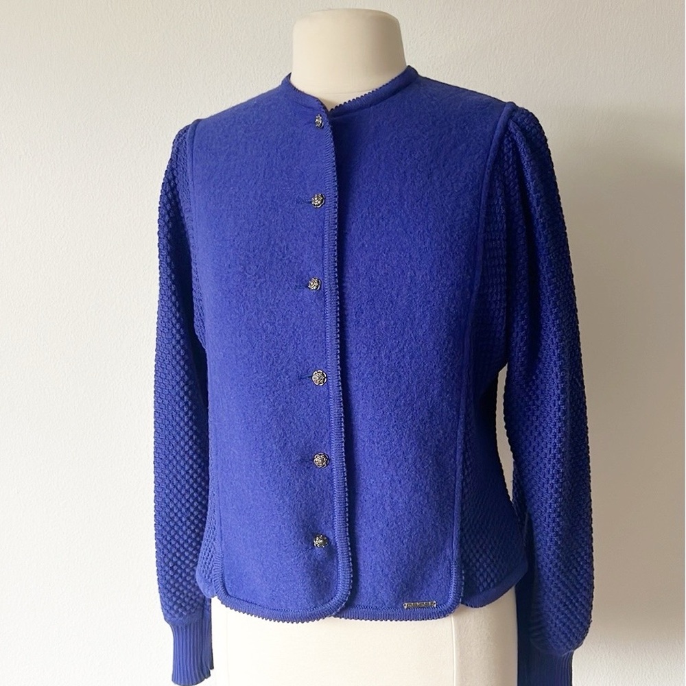 Geiger 100% Pure Wool  Cardigan Sweater